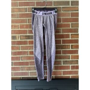 Gymshark Leggings Womens Small Purple Flex Compression Athletic Workout Yoga Gym